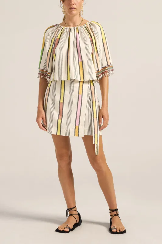 Harpies Dakar Stripe Top made by ILIO NEMA