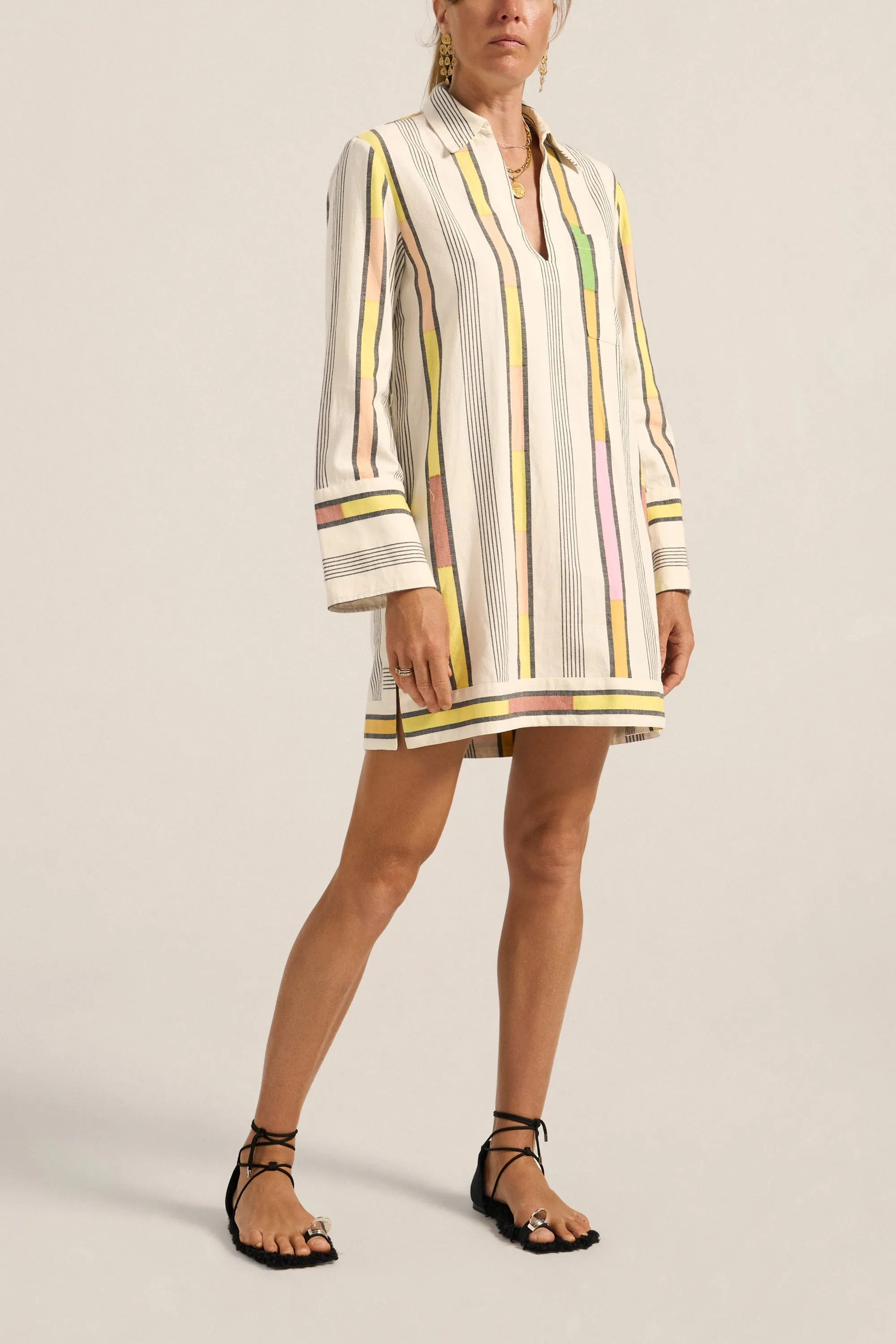 Sisyphus Dakar Stripe Dress sold by ILIO NEMA product image thumbnail 4