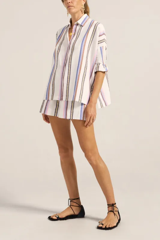 Cronos Thessa Stripe Shirt made by ILIO NEMA