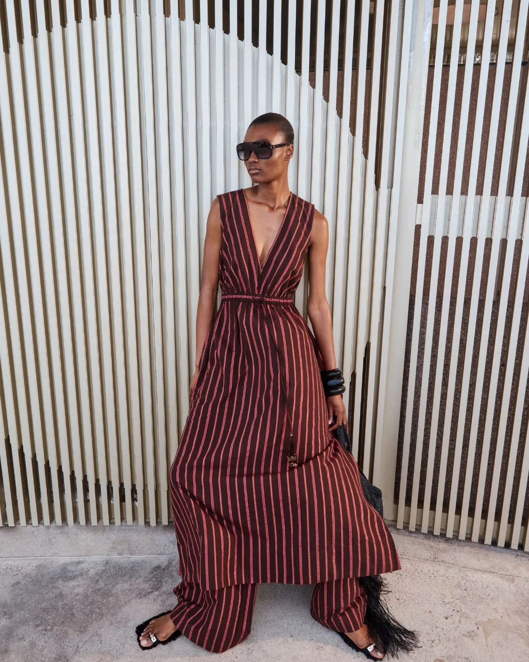 Clio Simi Stripe Pants sold by ILIO NEMA product image thumbnail 2