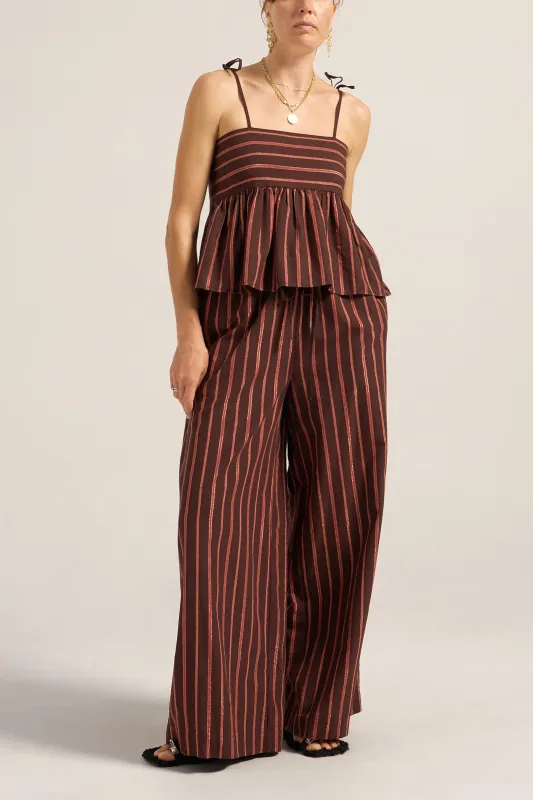 Clio Simi Stripe Pants made by ILIO NEMA