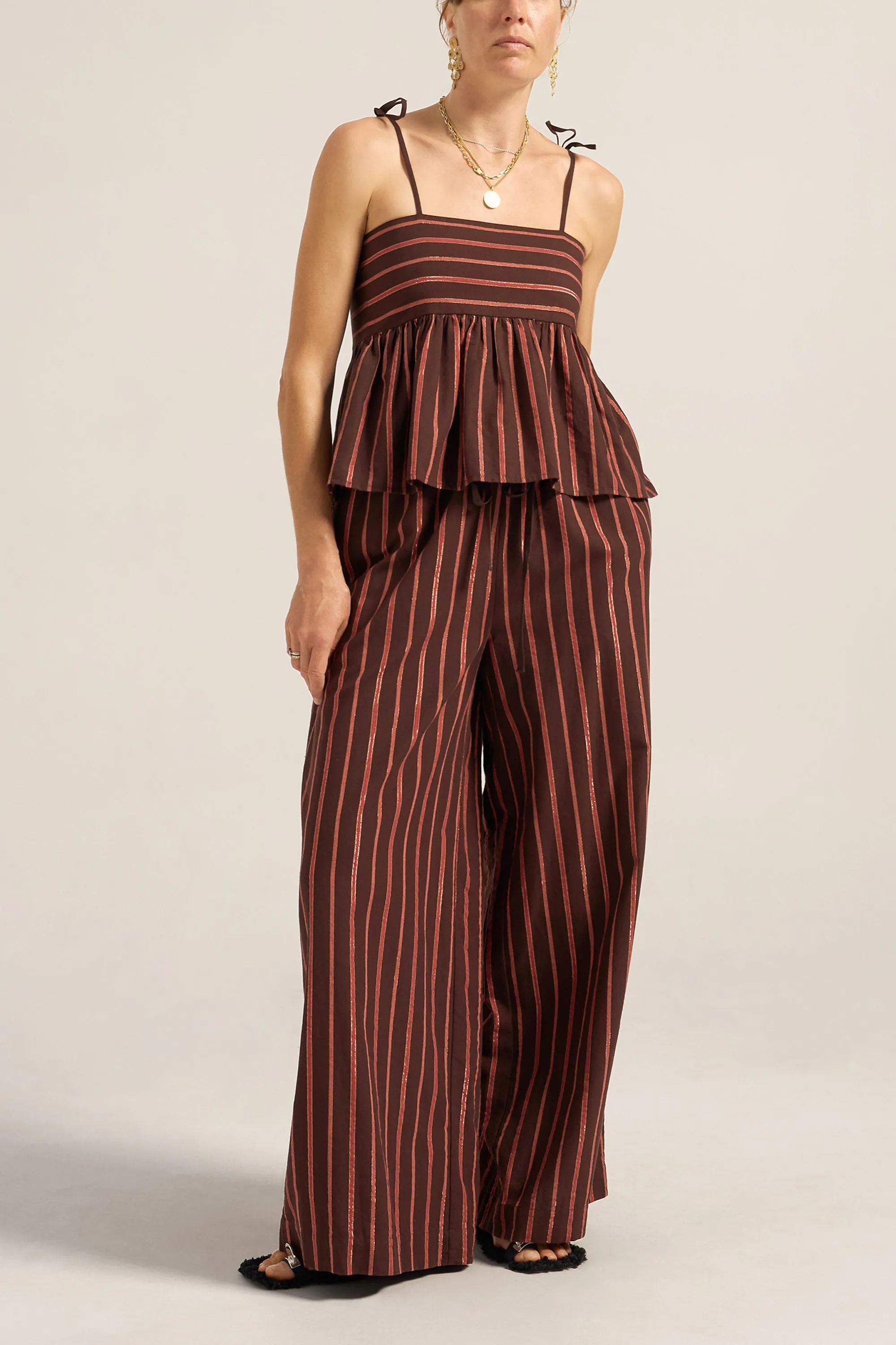 Clio Simi Stripe Pants sold by ILIO NEMA