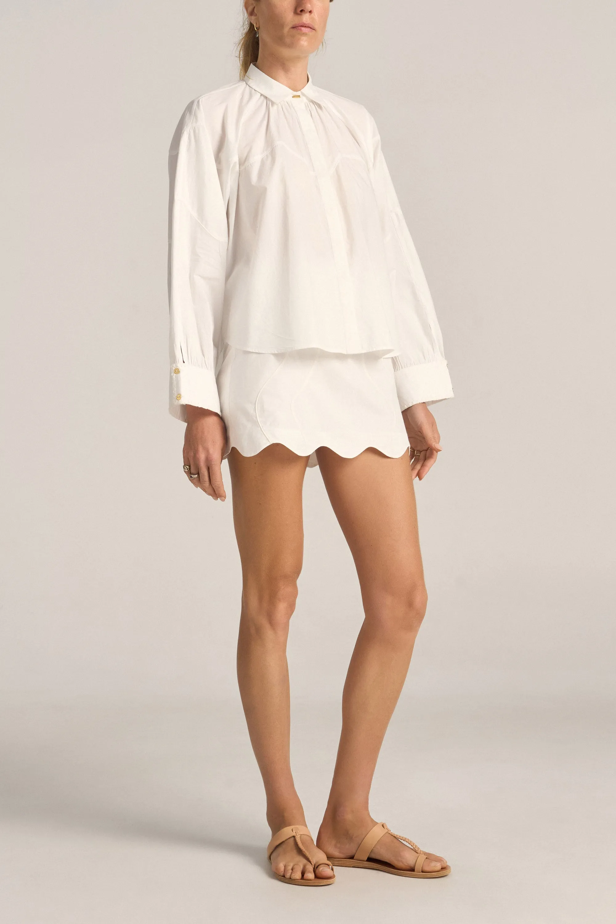Cleobis White Poplin Shirt sold by ILIO NEMA product image thumbnail 3