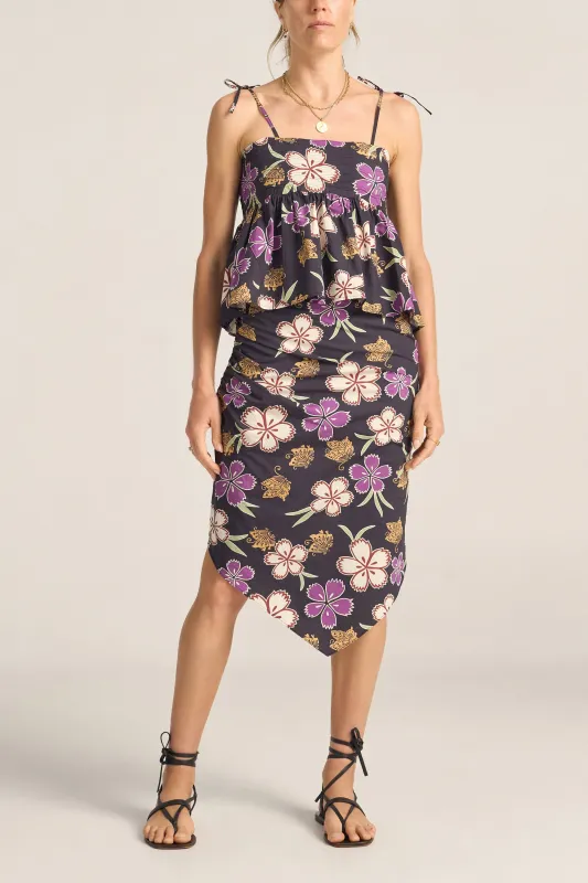 Pronce Hibiscus Print Top made by ILIO NEMA