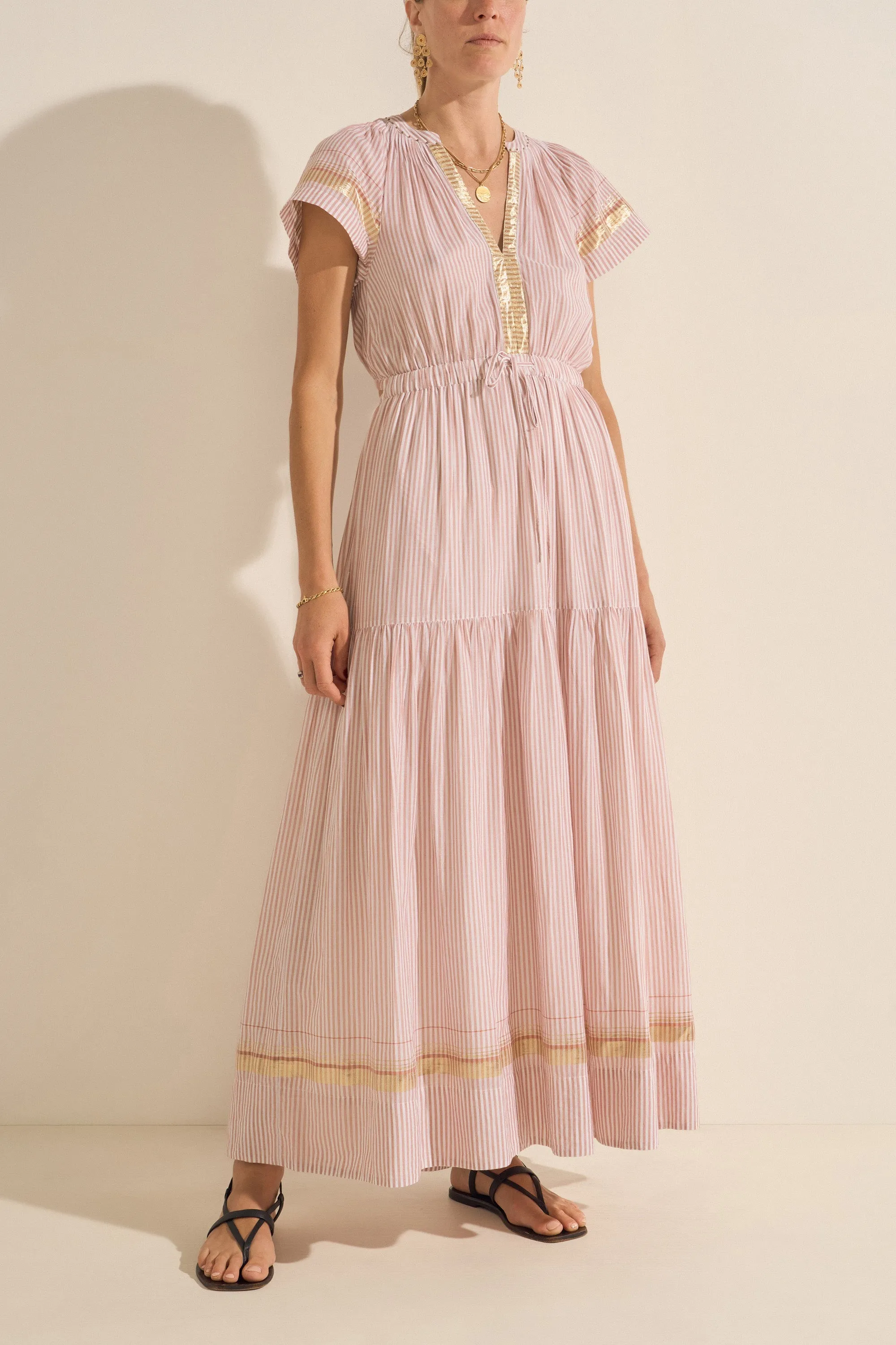 Fate Ithaki Stripe Cotton Voile Dress sold by ILIO NEMA