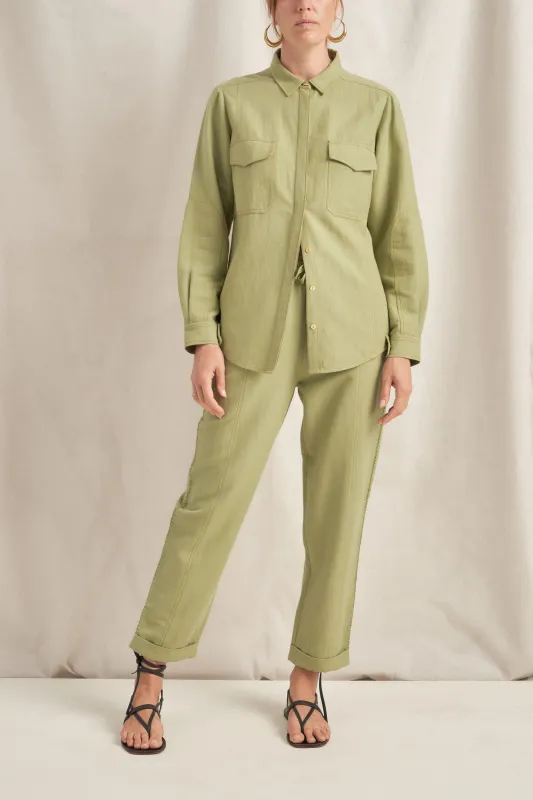 Paris Sage Shirt made by ILIO NEMA