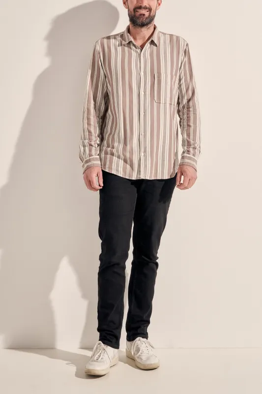Adonis Tangier Stripe Men's Shirt made by ILIO NEMA