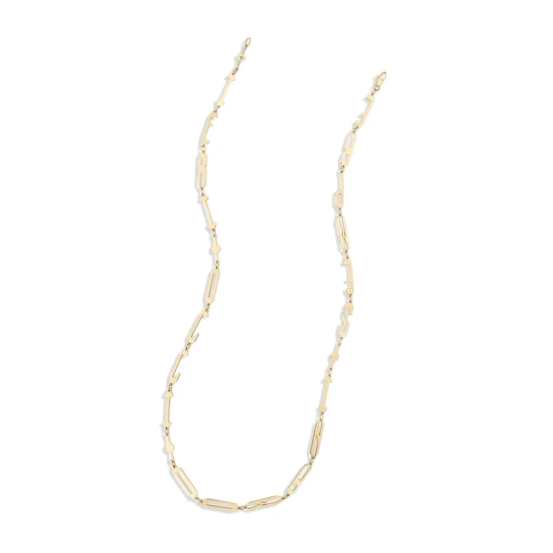 Always Lettera Chain made by Renato Cipullo