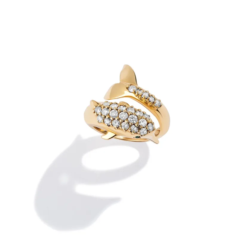 Diamond Delfino Ring made by Renato Cipullo