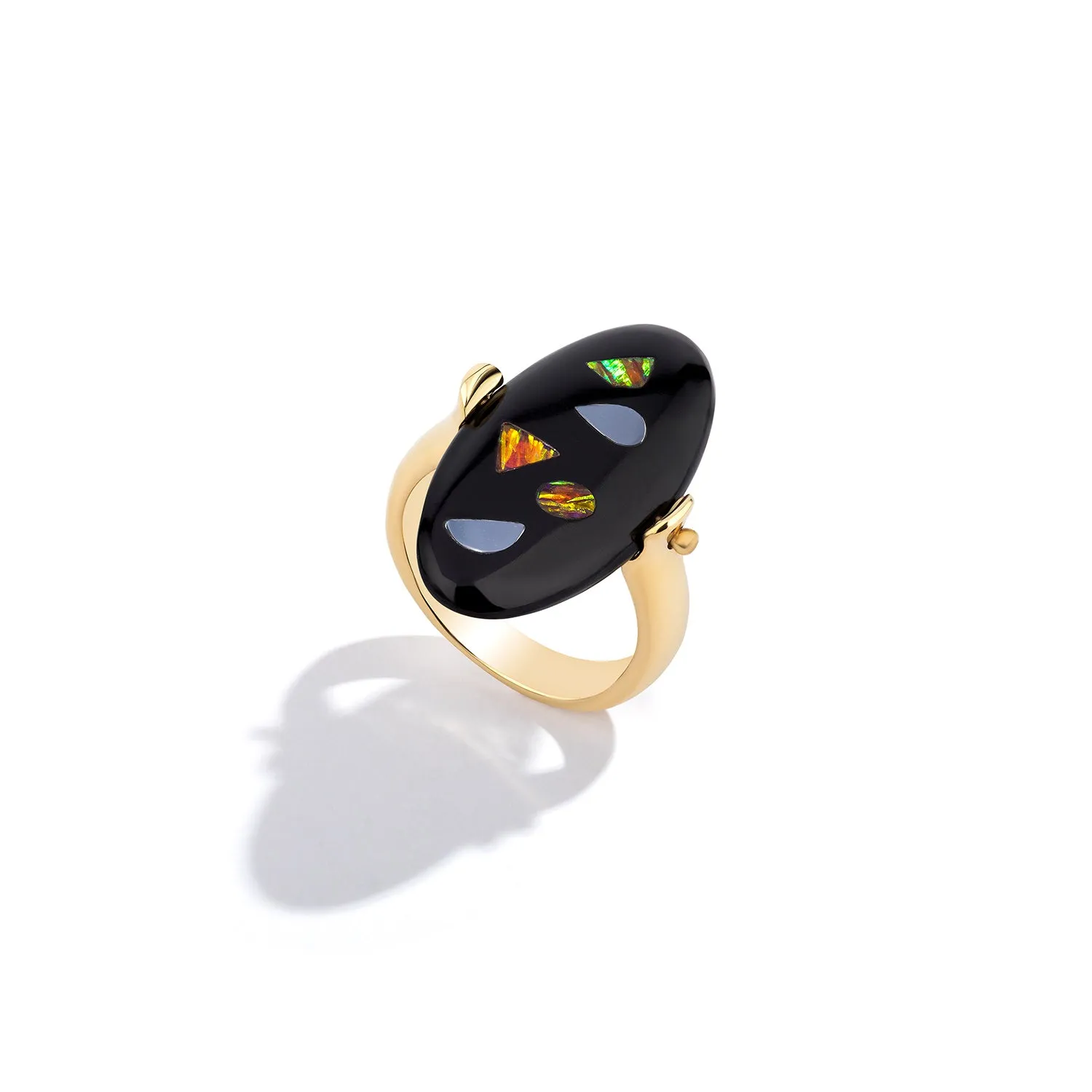 Onyx Geo Pebble Ring sold by Renato Cipullo