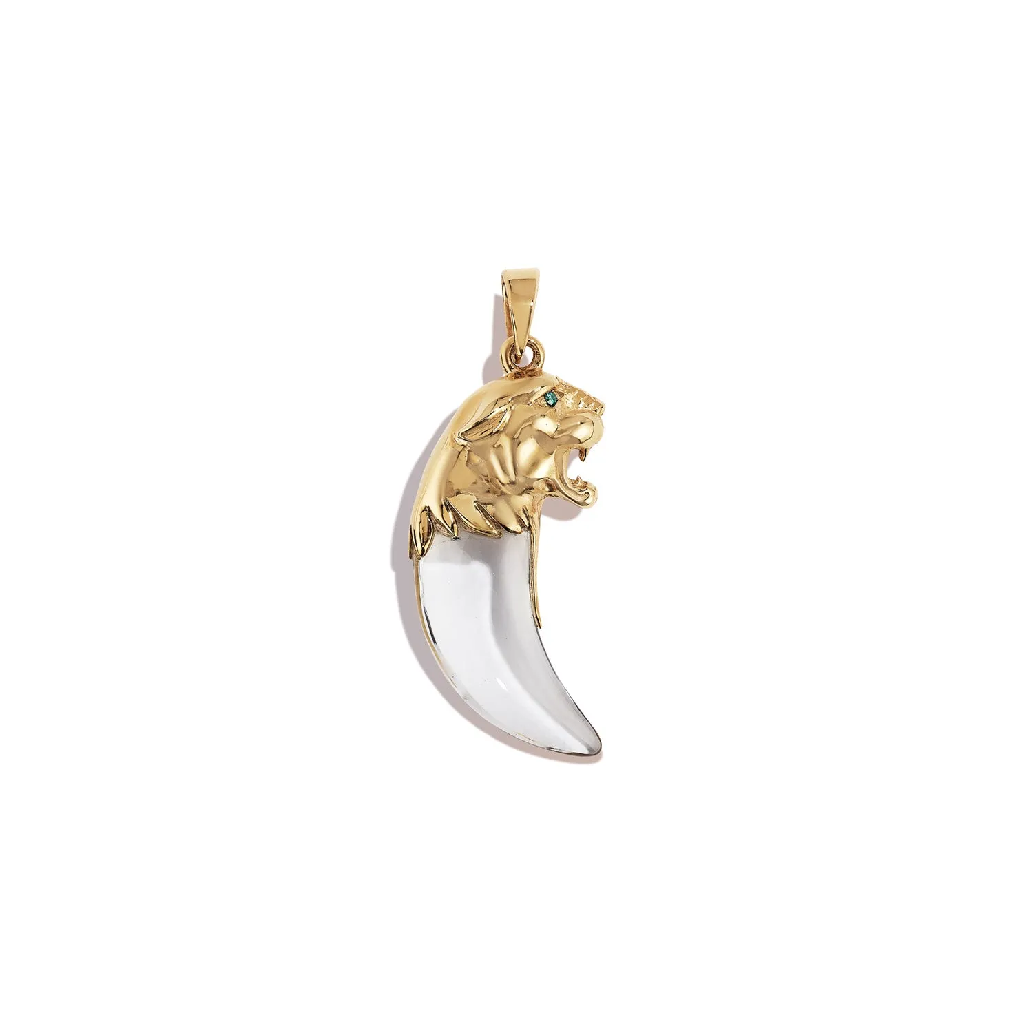 Rock Crystal Giaguaro Pendant sold by Renato Cipullo