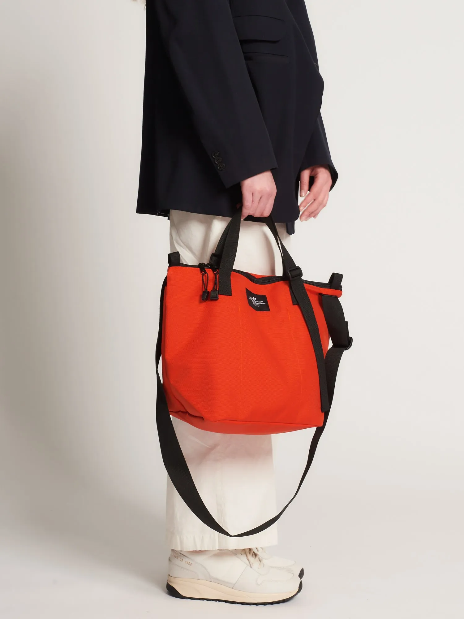 TRAVELER DUFFLE SMALL - REDDISH ORANGE NYLON CANVAS sold by BAGSINPROGRESS product image thumbnail 2