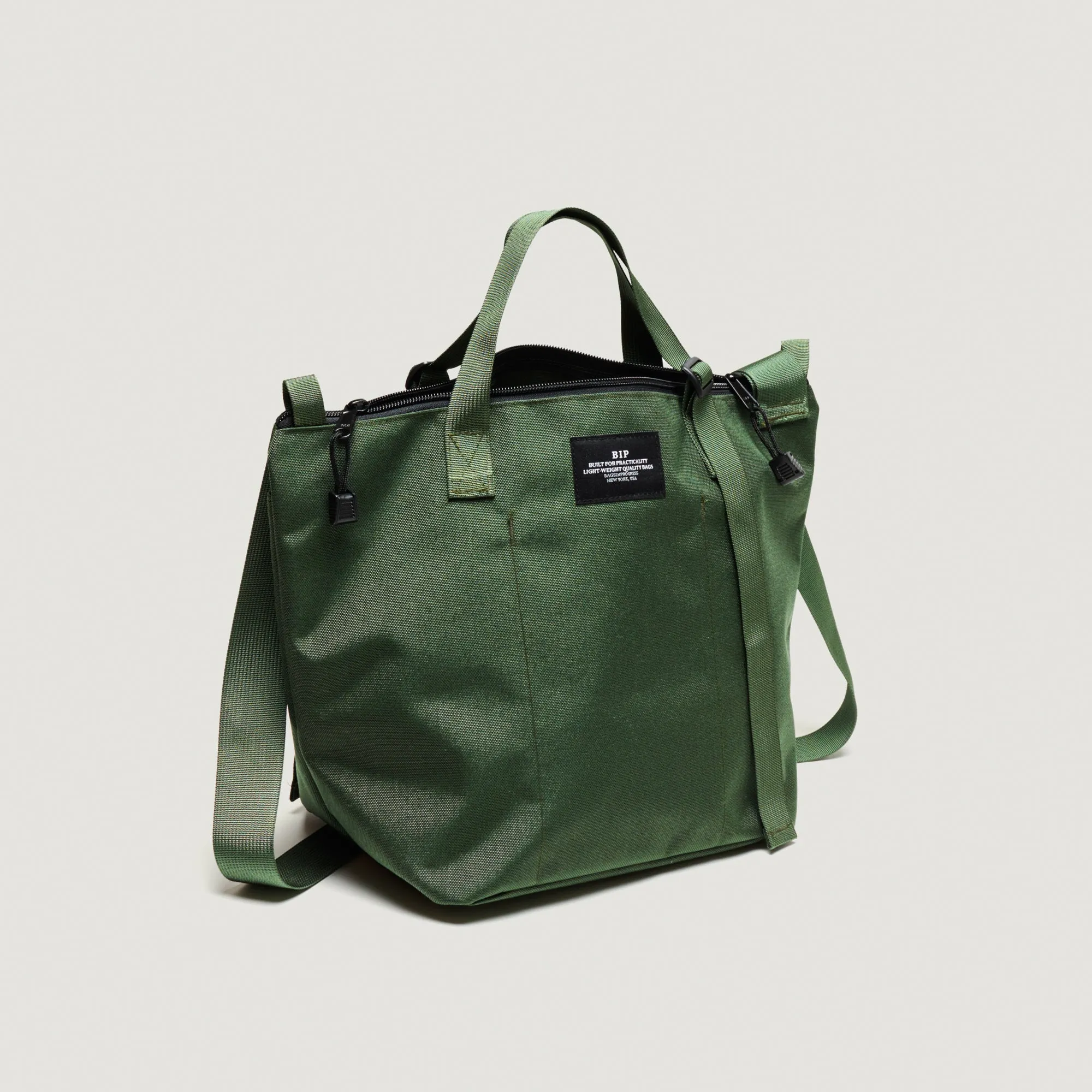 TRAVELER DUFFLE SMALL - OLIVE NYLON CANVAS sold by BAGSINPROGRESS product image thumbnail 5