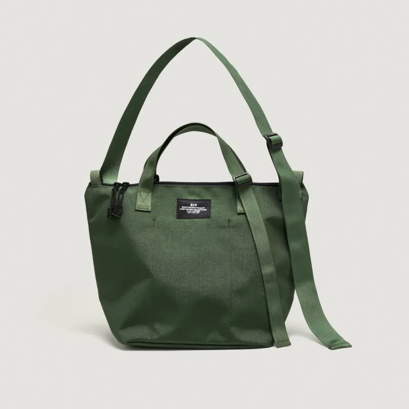 TRAVELER DUFFLE SMALL - OLIVE NYLON CANVAS made by BAGSINPROGRESS