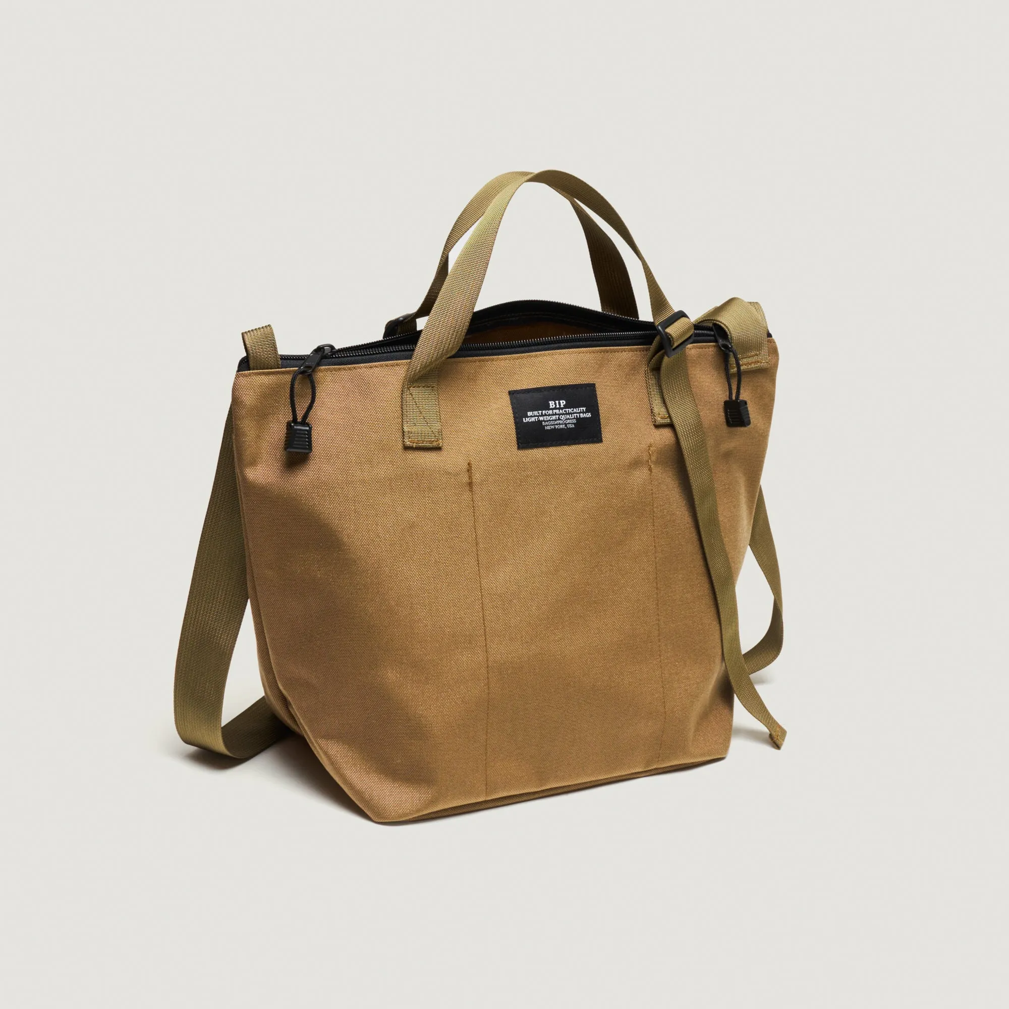 TRAVELER DUFFLE SMALL - KHAKI NYLON CANVAS sold by BAGSINPROGRESS product image thumbnail 4