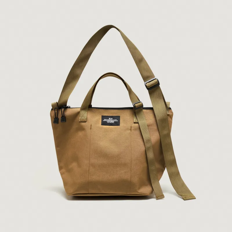 TRAVELER DUFFLE SMALL - KHAKI NYLON CANVAS made by BAGSINPROGRESS