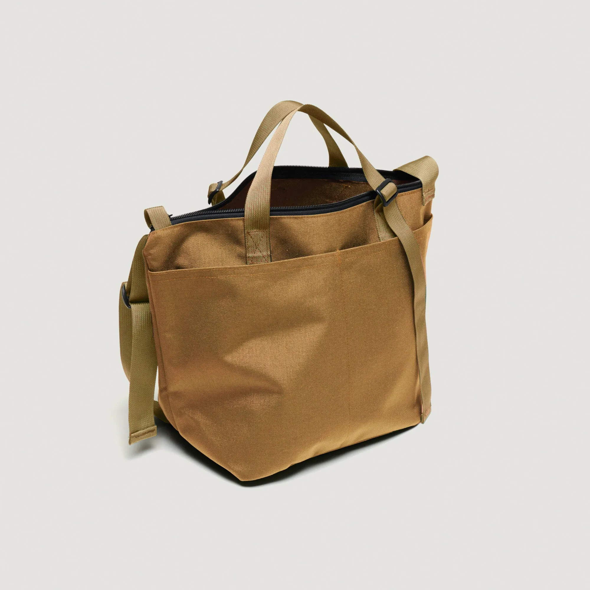 TRAVELER DUFFLE SMALL - KHAKI NYLON CANVAS sold by BAGSINPROGRESS product image thumbnail 5