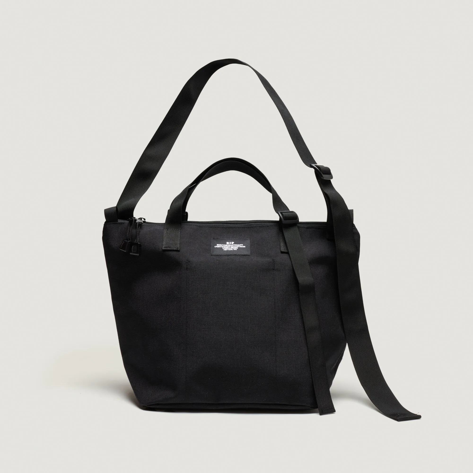 TRAVELER DUFFLE SMALL - BLACK NYLON CANVAS sold by BAGSINPROGRESS