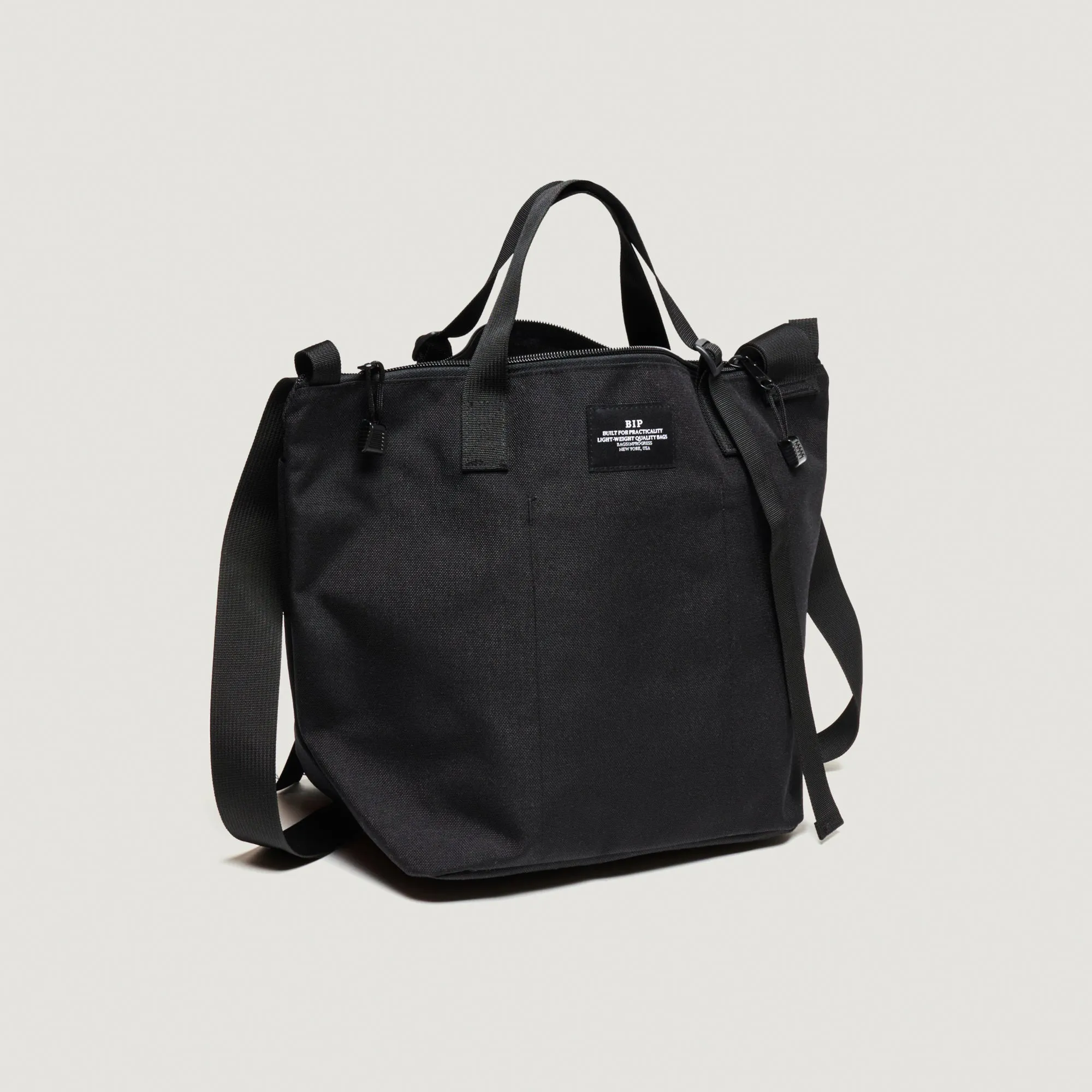 TRAVELER DUFFLE SMALL - BLACK NYLON CANVAS sold by BAGSINPROGRESS product image thumbnail 4