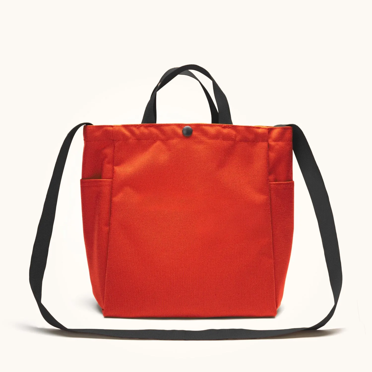 MULTI-POCKET BAG MEDIUM - REDDISH ORANGE NYLON CANVAS sold by BAGSINPROGRESS product image thumbnail 5