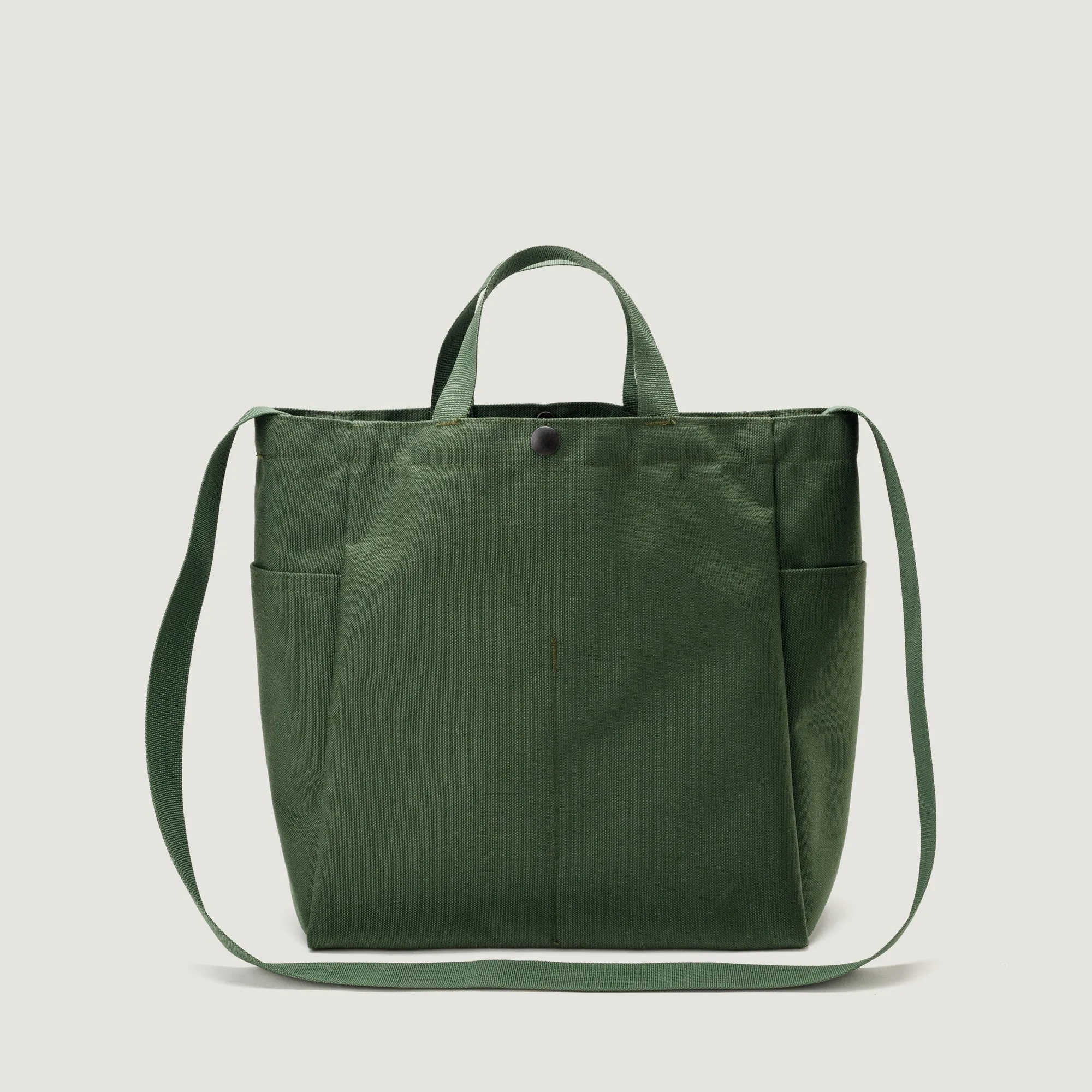 MULTI-POCKET BAG MEDIUM - OLIVE NYLON CANVAS sold by BAGSINPROGRESS product image thumbnail 5