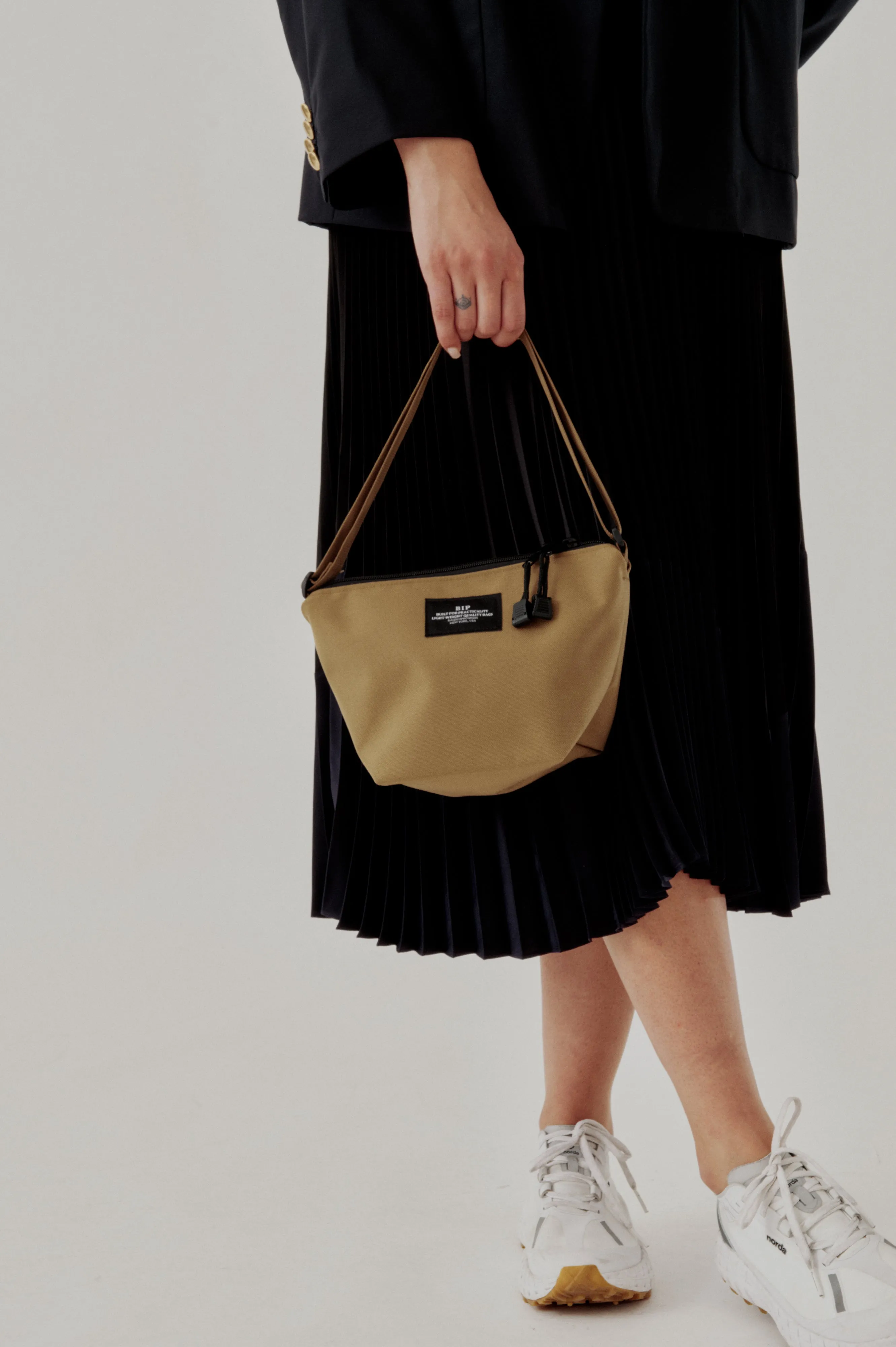 MICRO TOTE - KHAKI NYLON CANVAS sold by BAGSINPROGRESS product image thumbnail 4
