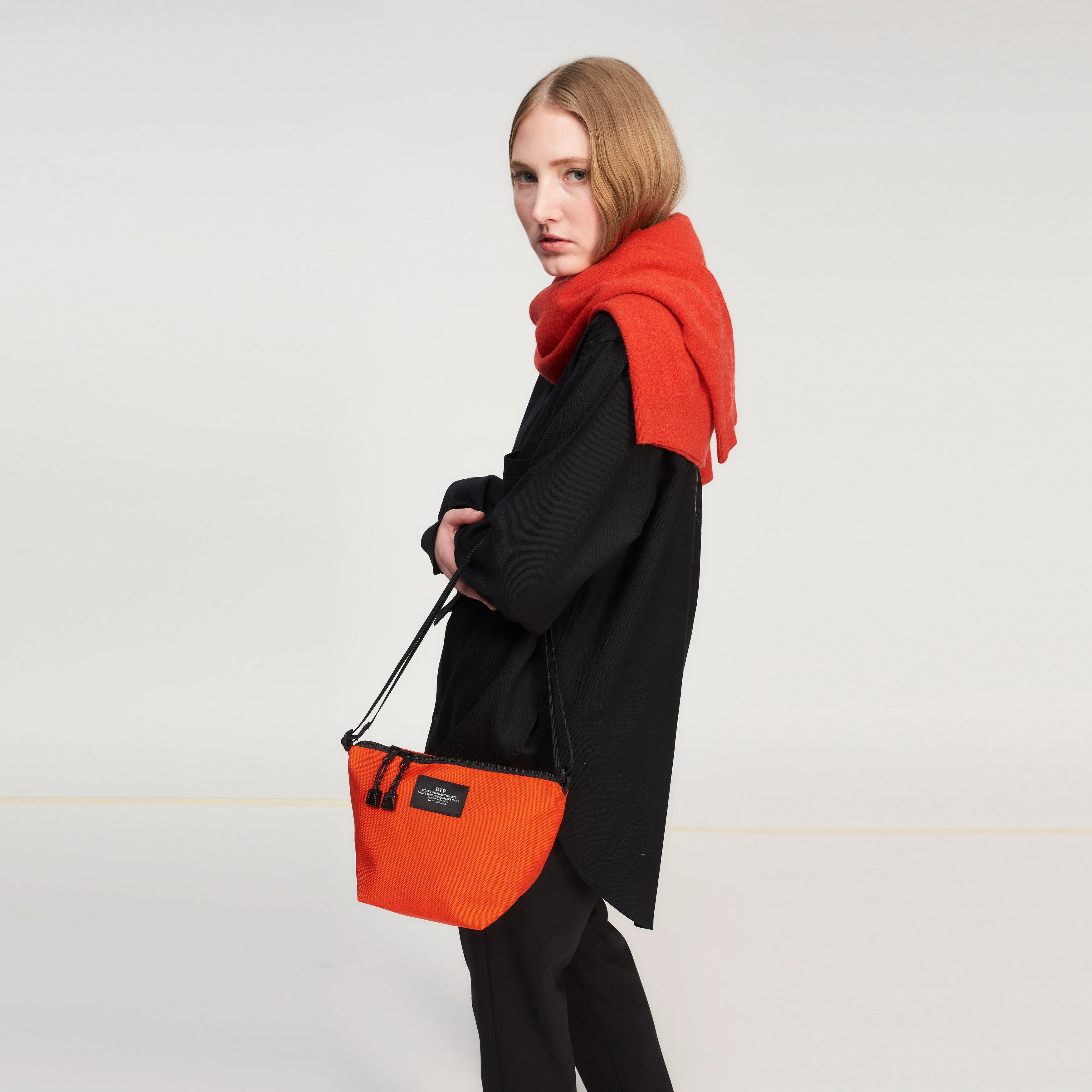 MICRO TOTE - REDDISH ORANGE NYLON CANVAS sold by BAGSINPROGRESS product image thumbnail 4