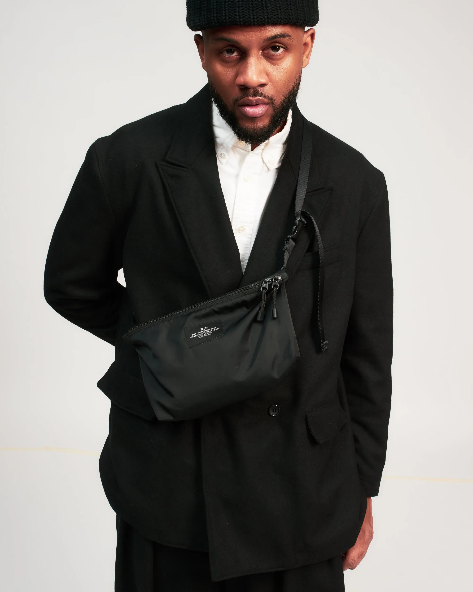 FANNYPACK CROSSBODY - BLACK NYLON TWILL sold by BAGSINPROGRESS product image thumbnail 5