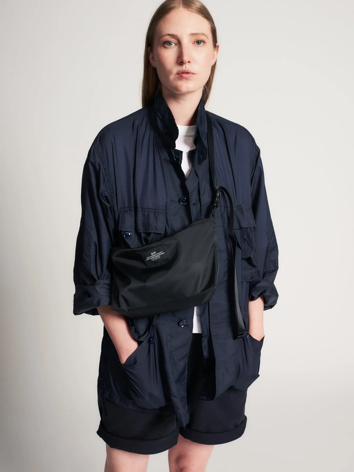 FANNYPACK CROSSBODY - BLACK NYLON TWILL sold by BAGSINPROGRESS product image thumbnail 3