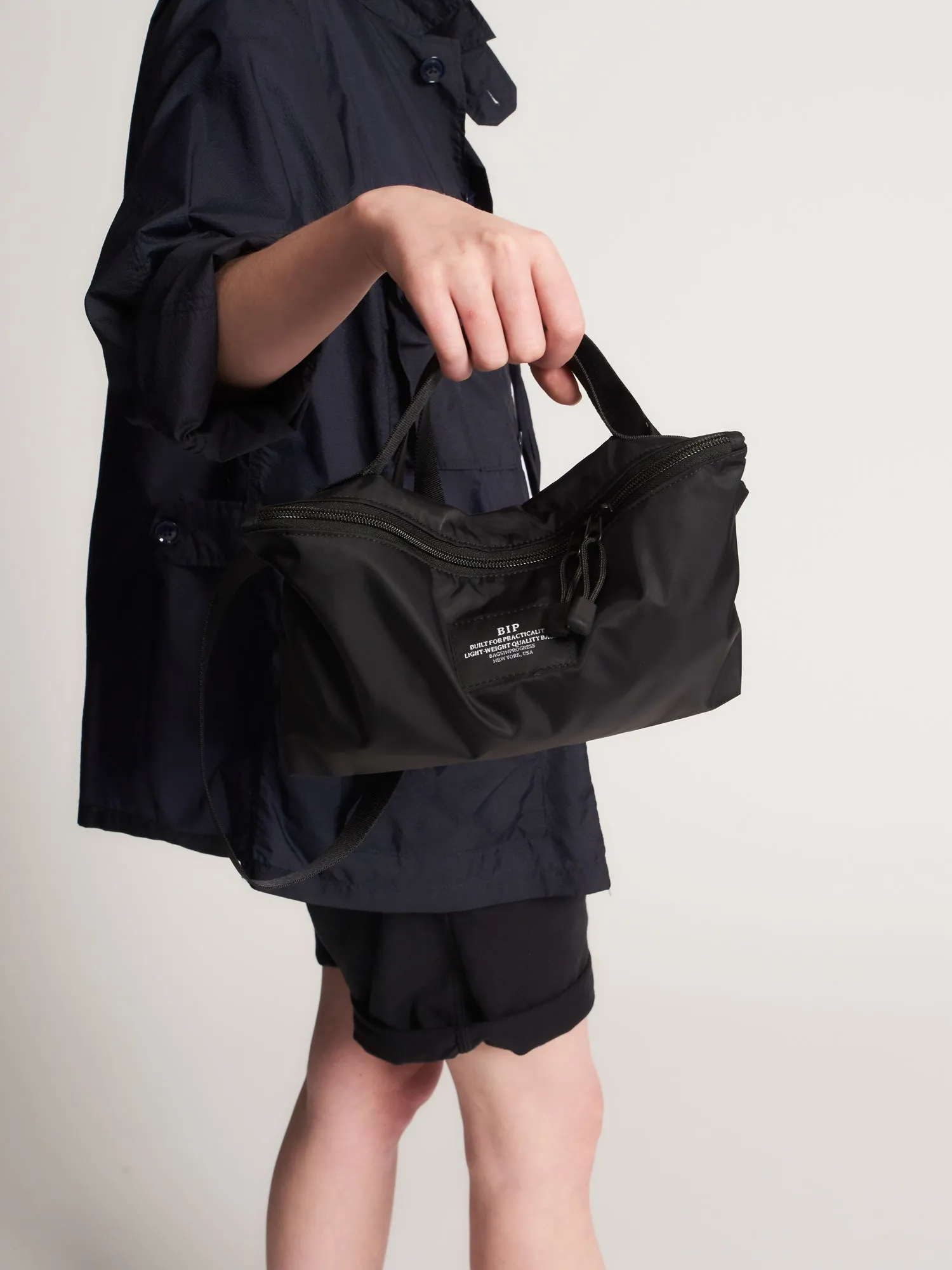 FANNYPACK CROSSBODY - BLACK NYLON TWILL sold by BAGSINPROGRESS product image thumbnail 4