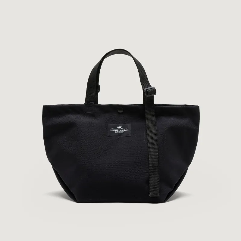 CARRY-ALL TOTE - SMALL / BLACK NYLON CANVAS made by BAGSINPROGRESS