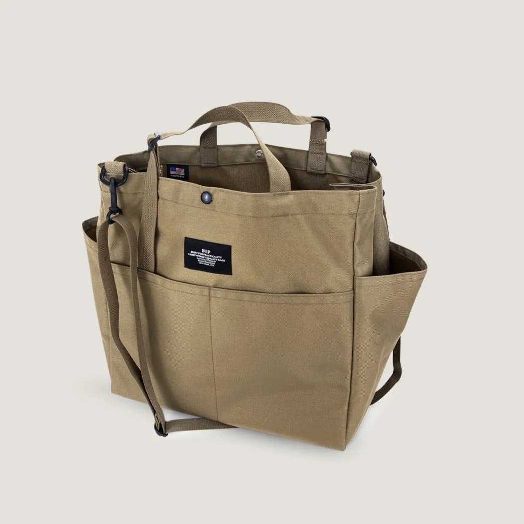 CARRY-ALL BEACH BAG - KHAKI NYLON CANVAS sold by BAGSINPROGRESS product image thumbnail 5