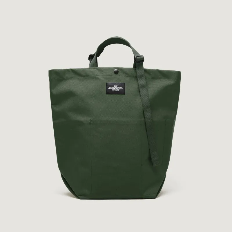CARRY-ALL TOTE - LARGE / OLIVE NYLON CANVAS made by BAGSINPROGRESS