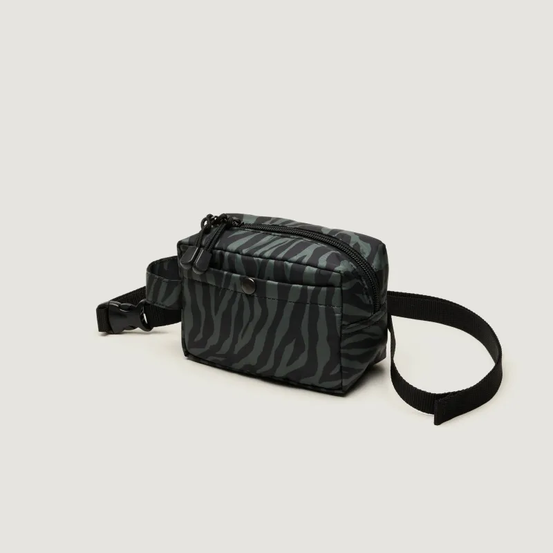 BELT POUCH MINI - ZEBRA GREEN made by BAGSINPROGRESS