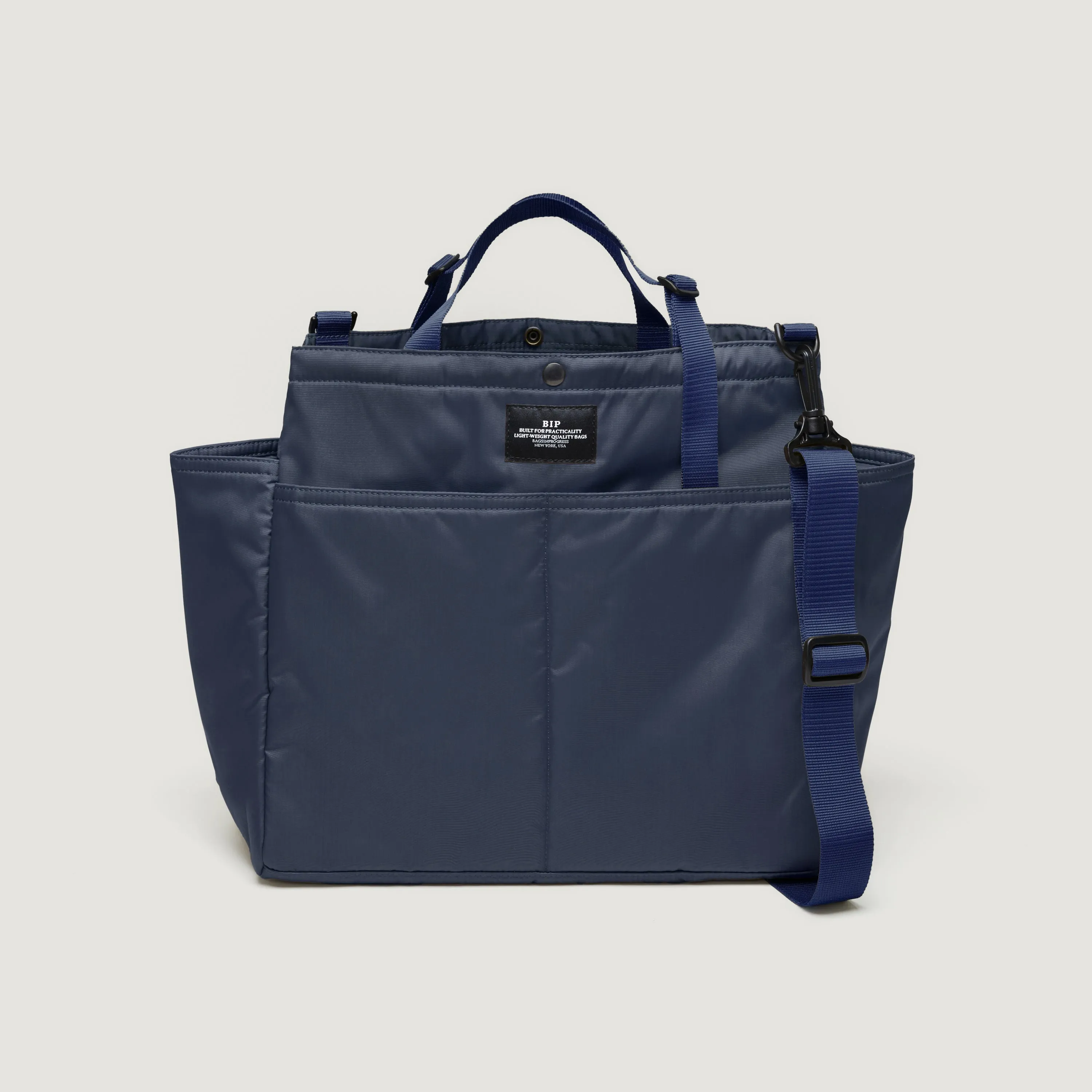 CARRY-ALL BEACH BAG - NAVY PUFFER NYLON TWILL sold by BAGSINPROGRESS
