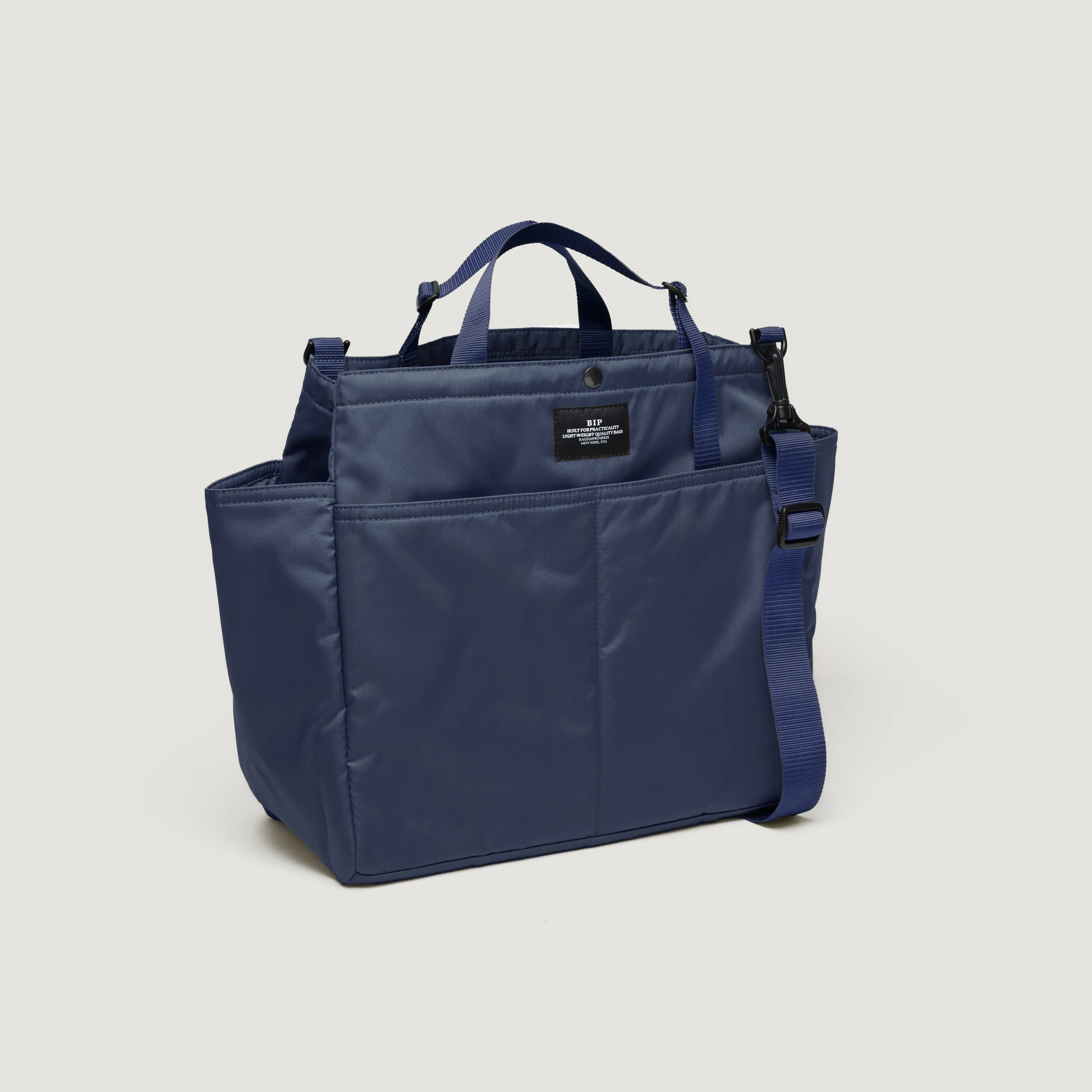 CARRY-ALL BEACH BAG - NAVY PUFFER NYLON TWILL sold by BAGSINPROGRESS product image thumbnail 4