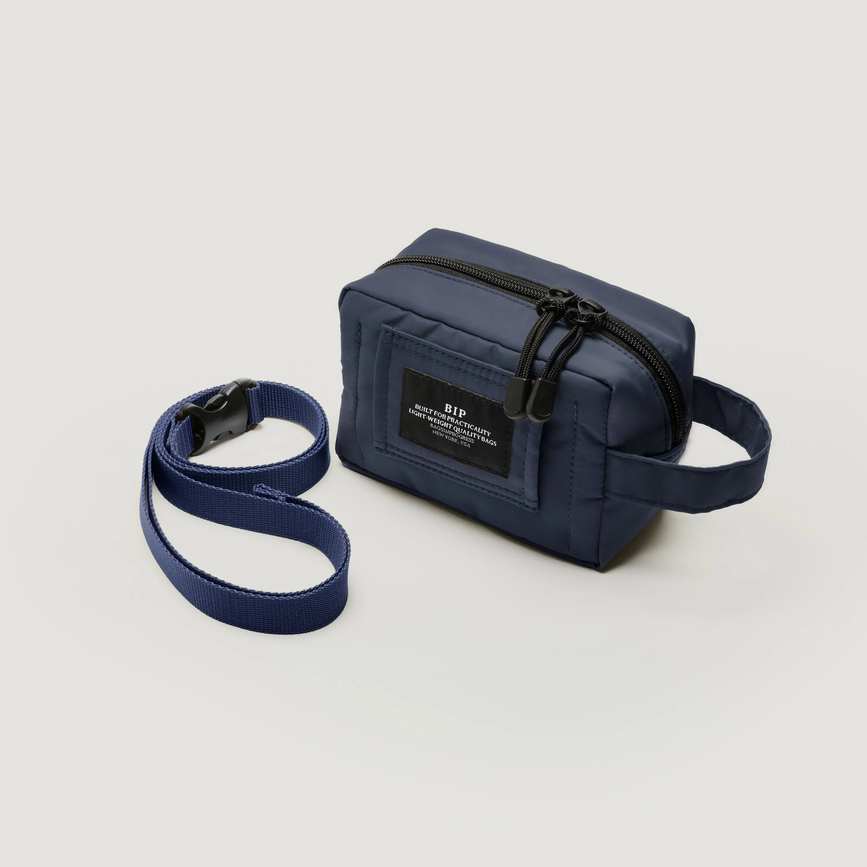 BELT POUCH MINI - NAVY POLY-FILLED NYLON TWILL sold by BAGSINPROGRESS product image thumbnail 4