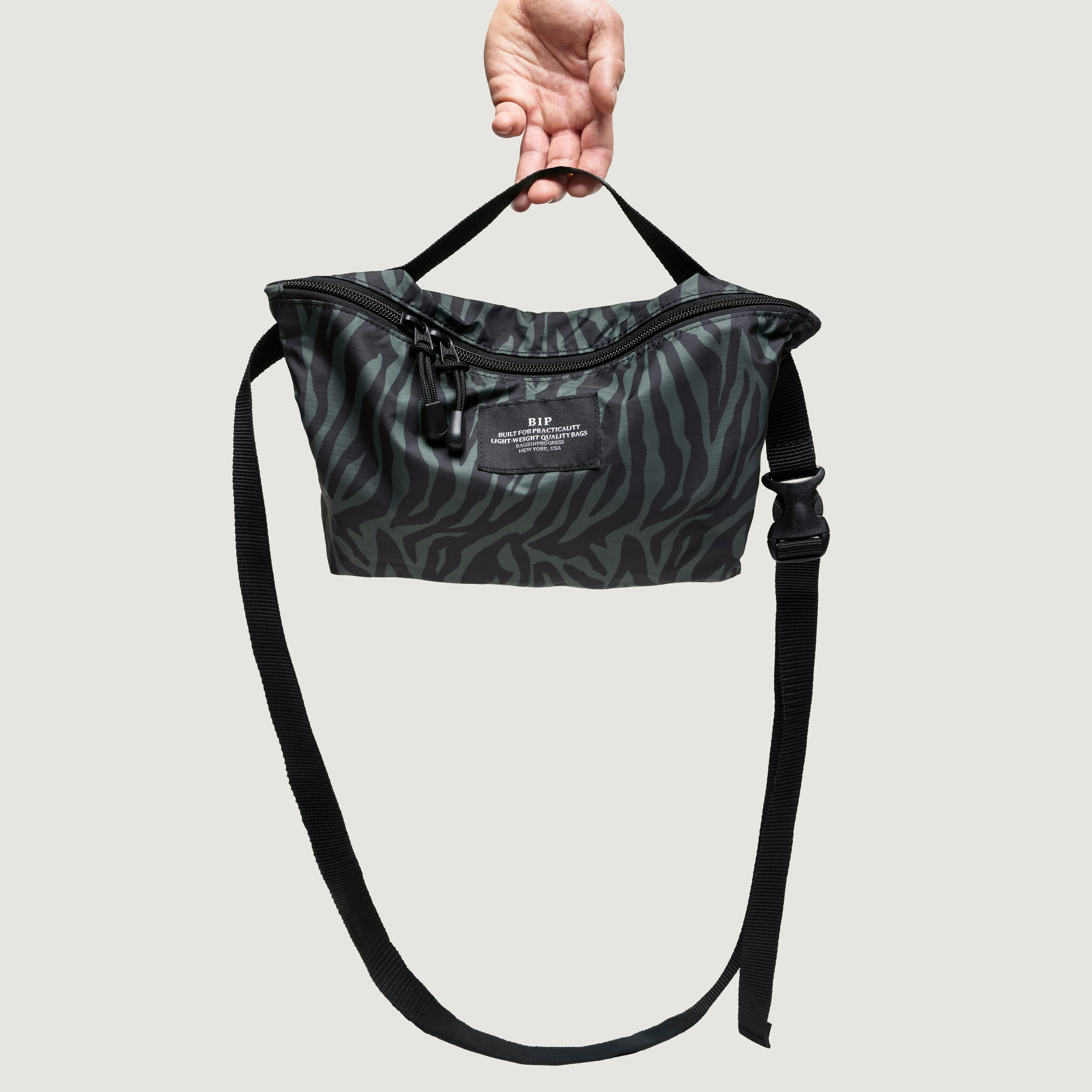 FANNYPACK CROSSBODY - ZEBRA GREEN sold by BAGSINPROGRESS product image thumbnail 5