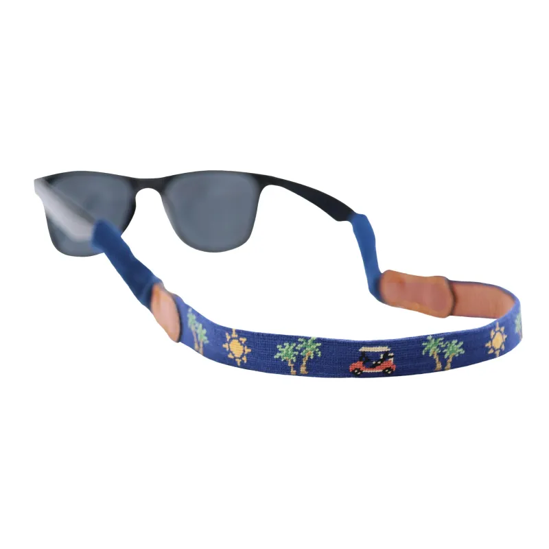 Beachy Golf Sunglass Strap (Classic Navy) made by Smathers & Branson