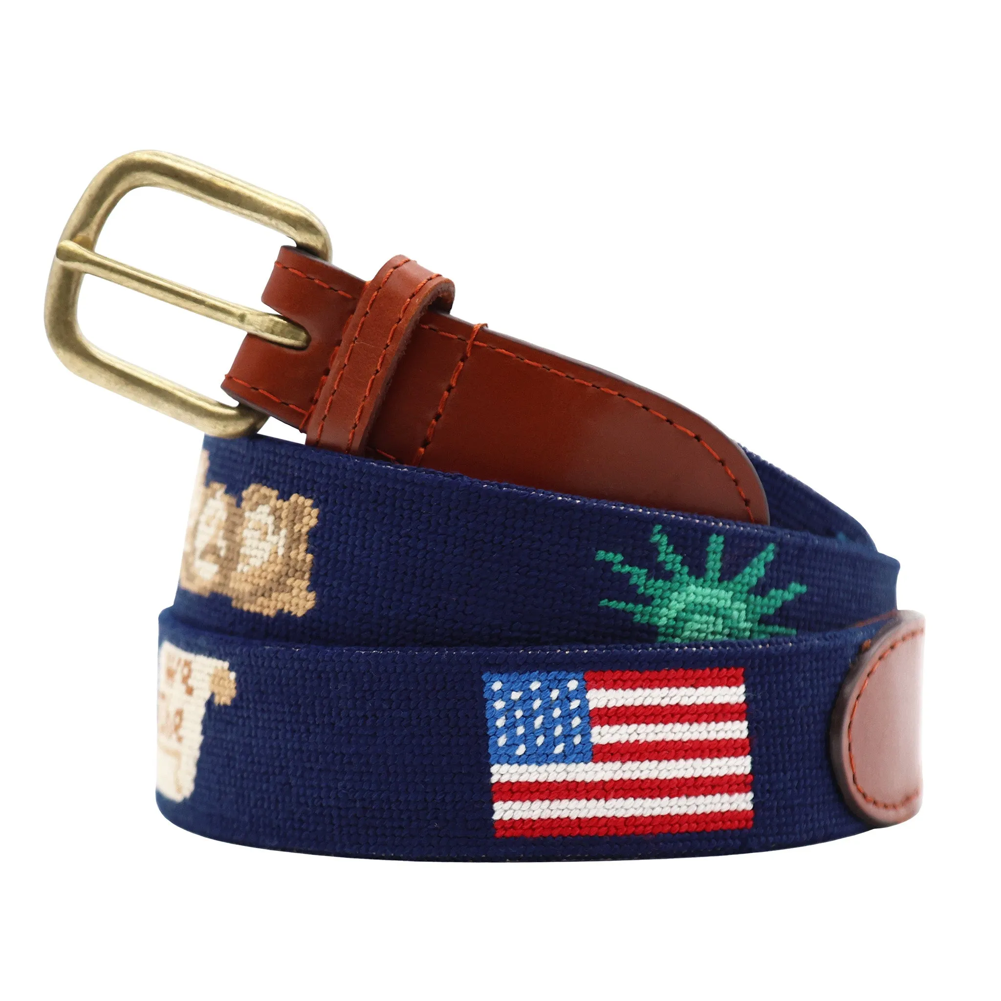 American History Belt (Dark Navy) sold by Smathers & Branson