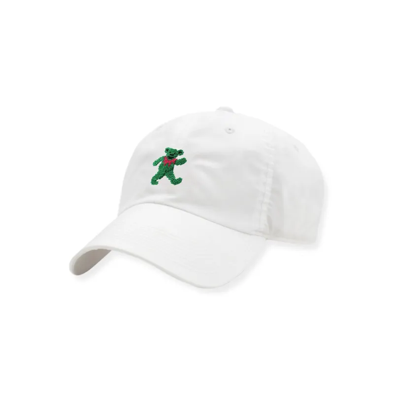 Dancing Bear XL Fit Performance Hat (White) made by Smathers & Branson