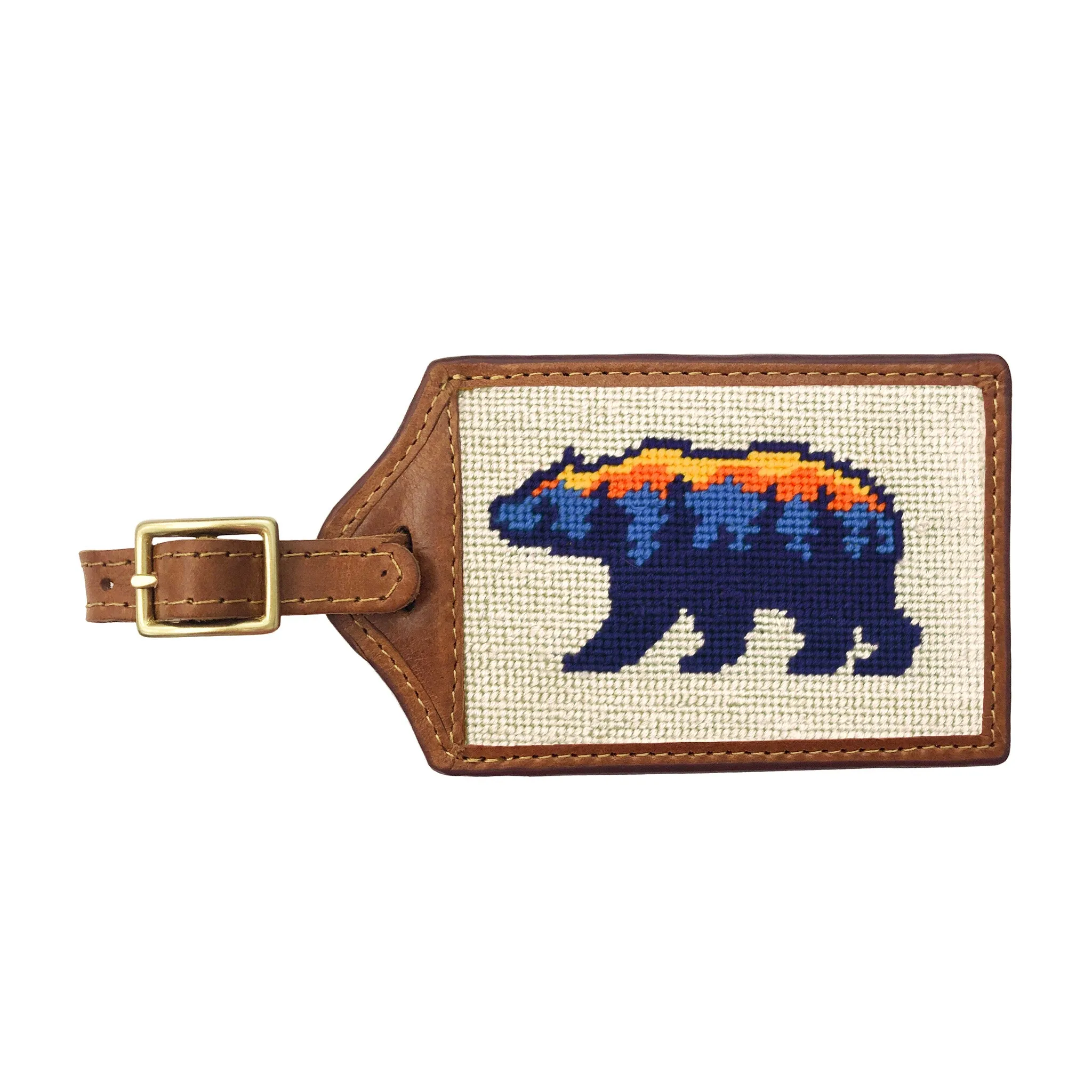 Mountain Bear Luggage Tag (Light Khaki) sold by Smathers & Branson