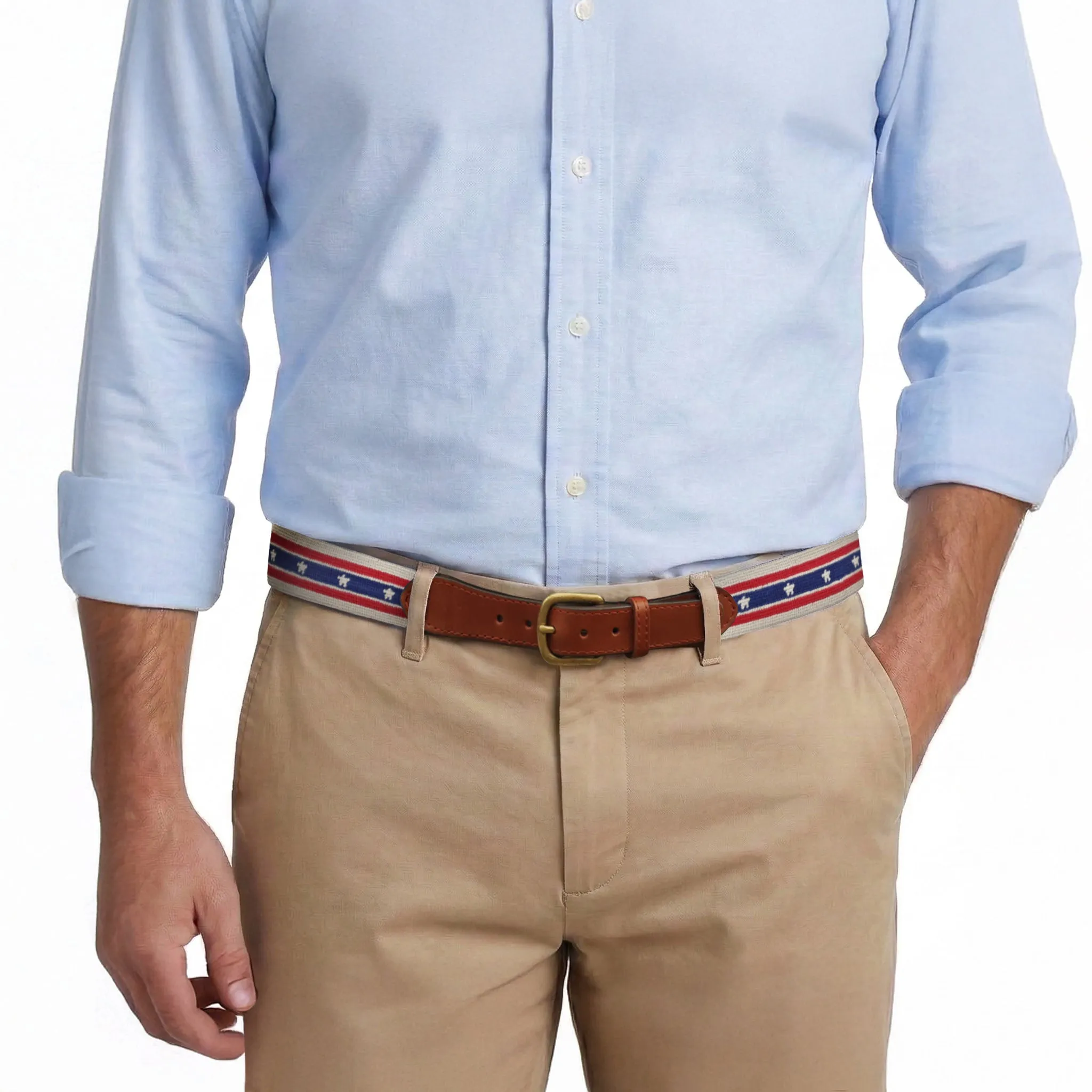 Patriotic Surcingle Belt sold by Smathers & Branson product image thumbnail 4