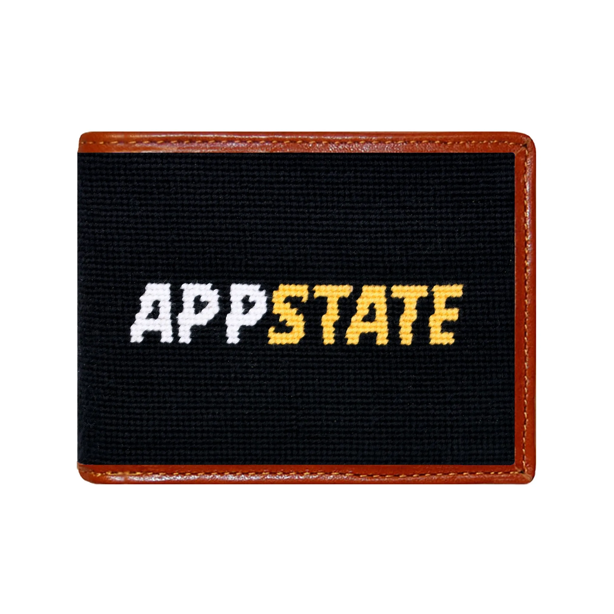 Appalachian State Text Wallet (Black) sold by Smathers & Branson