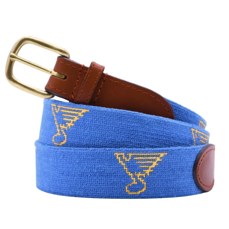 St. Louis Blues Belt (Cobalt) made by Smathers & Branson