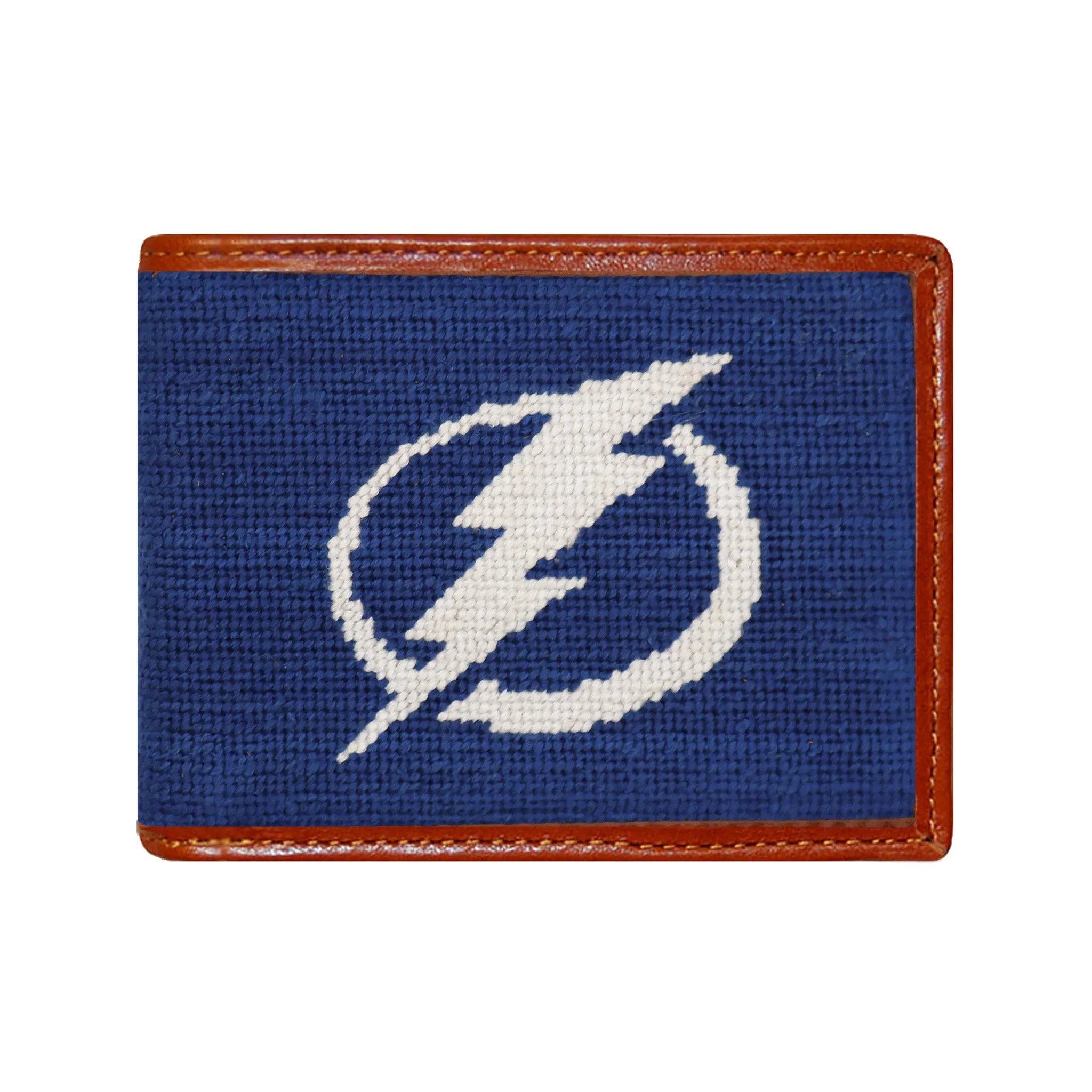 Monogrammed Tampa Bay Lightning Wallet (Classic Navy) sold by Smathers & Branson