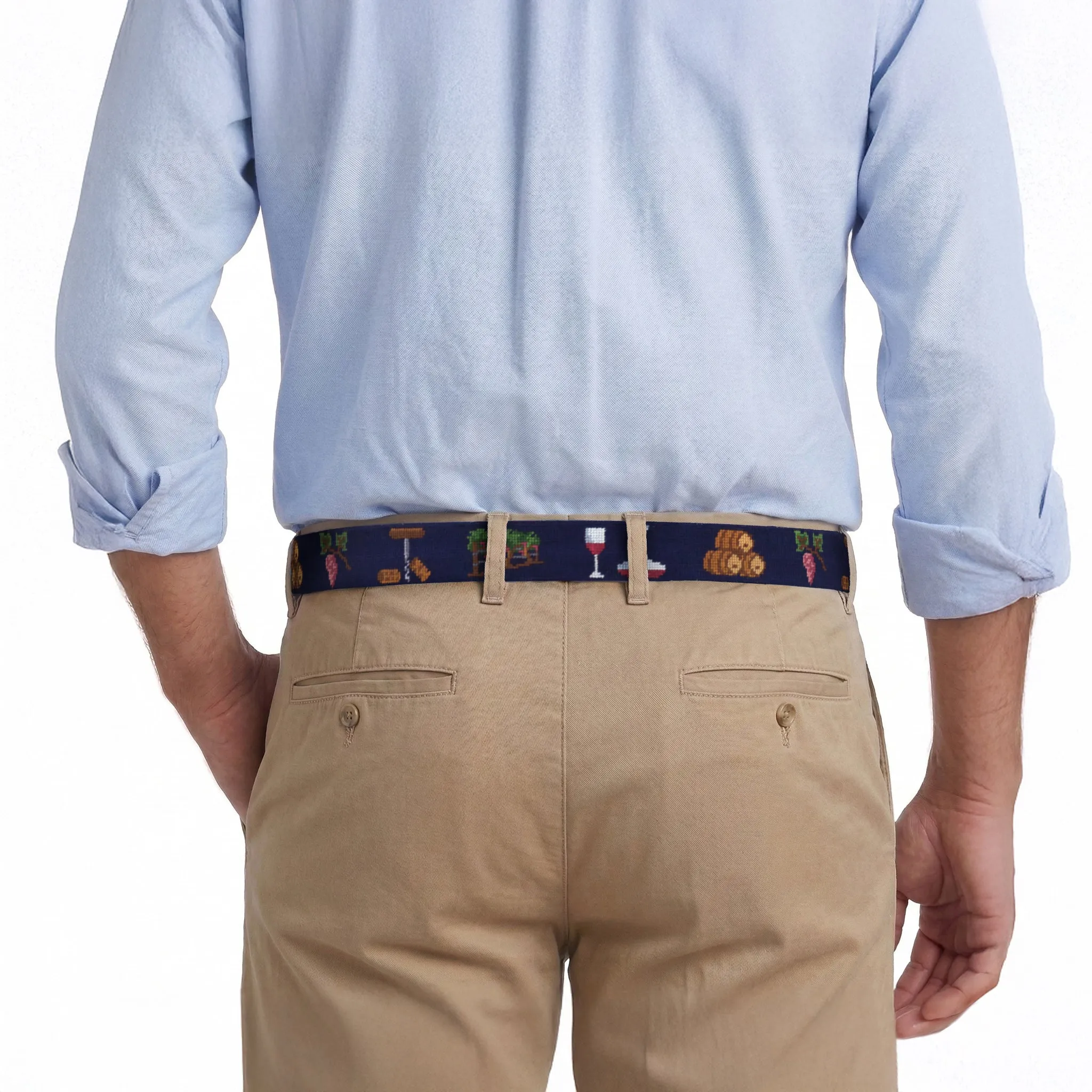 Wine and Vine Belt (Dark Navy) sold by Smathers & Branson product image thumbnail 5