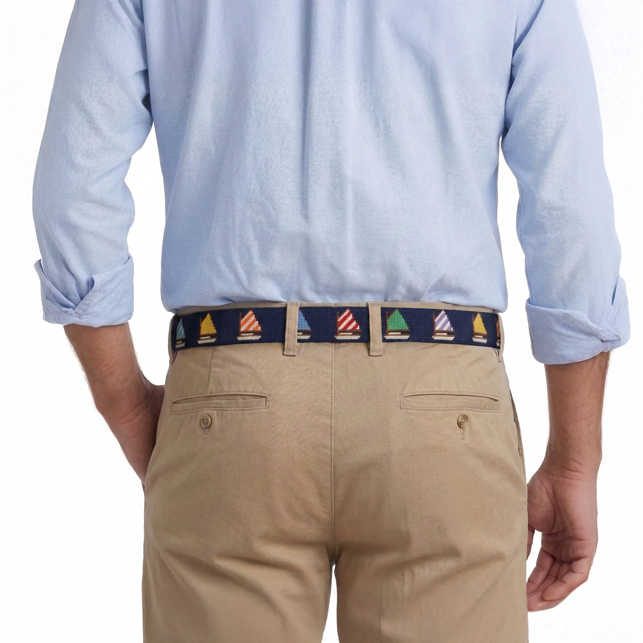 Rainbow Fleet Belt (Dark Navy) sold by Smathers & Branson product image thumbnail 5