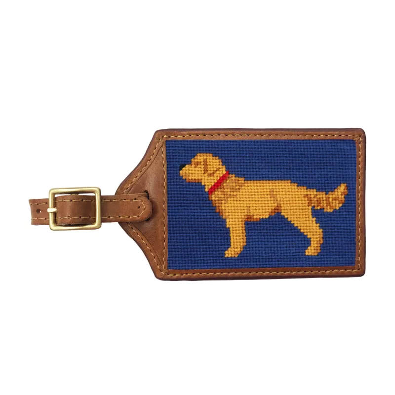 Golden Retriever Luggage Tag made by Smathers & Branson