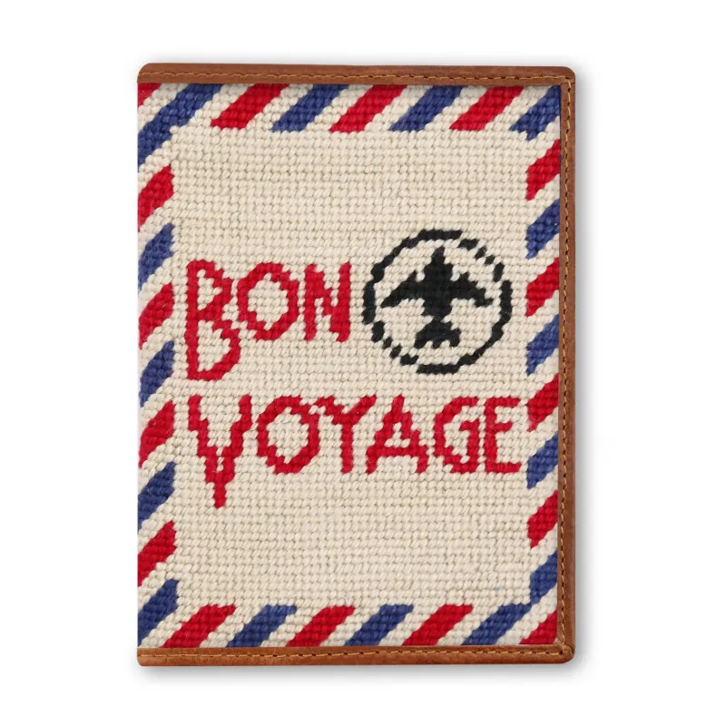 Bon Voyage Passport Case (Light Khaki) made by Smathers & Branson